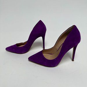 Steve Madden Daisie Heels in Purple Suede